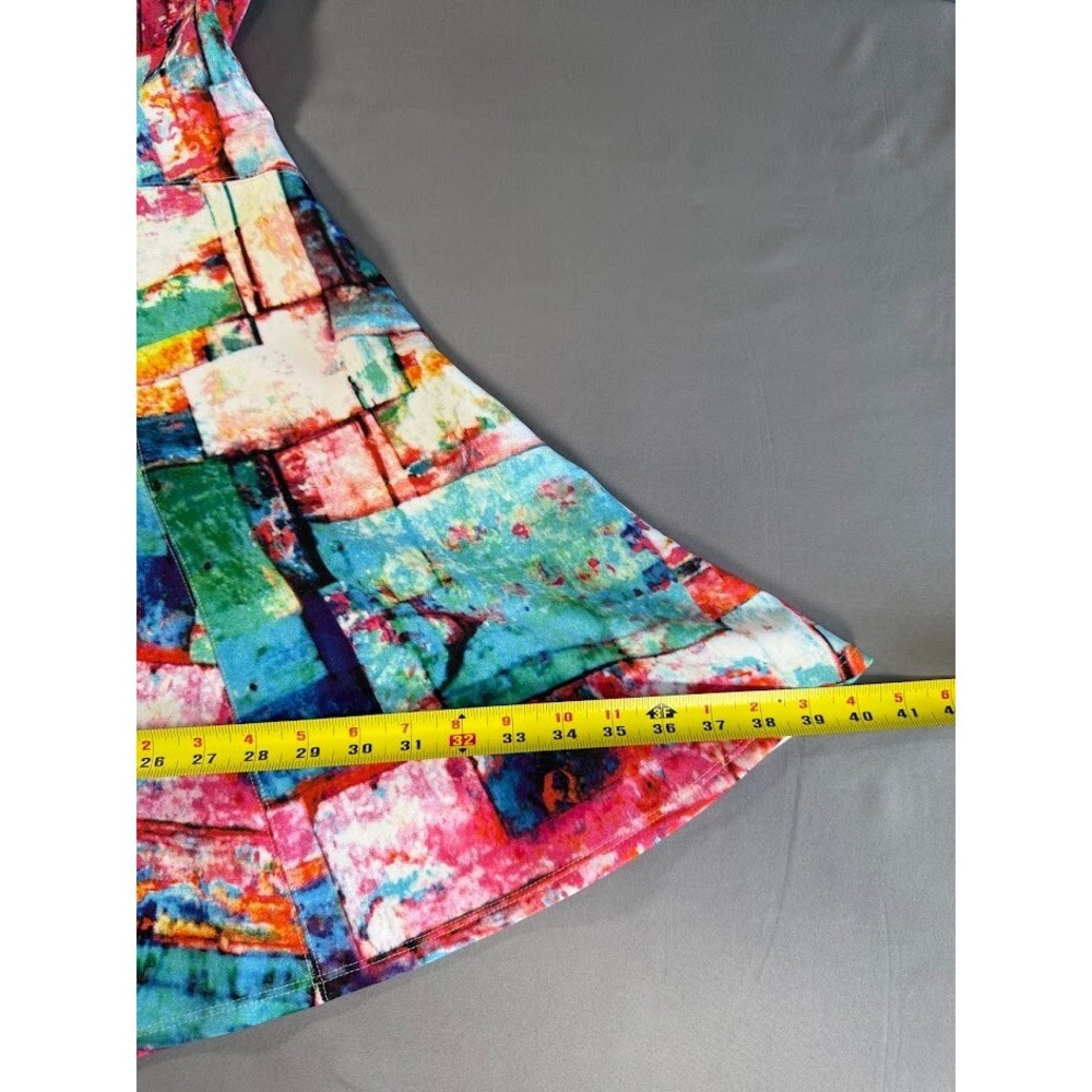 Karen Kane Dress Women Small Multicolor Colorful Crew Neck ‎ Sleeveless Casual - Picture 13 of 16
